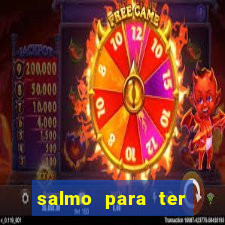 salmo para ter sorte em tudo